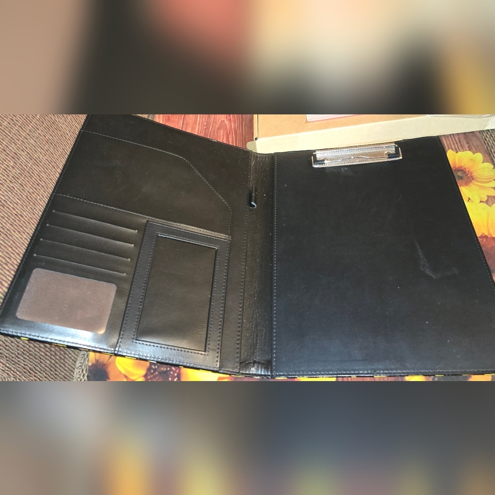 Sunflower Patterned Black Notebook - image 2